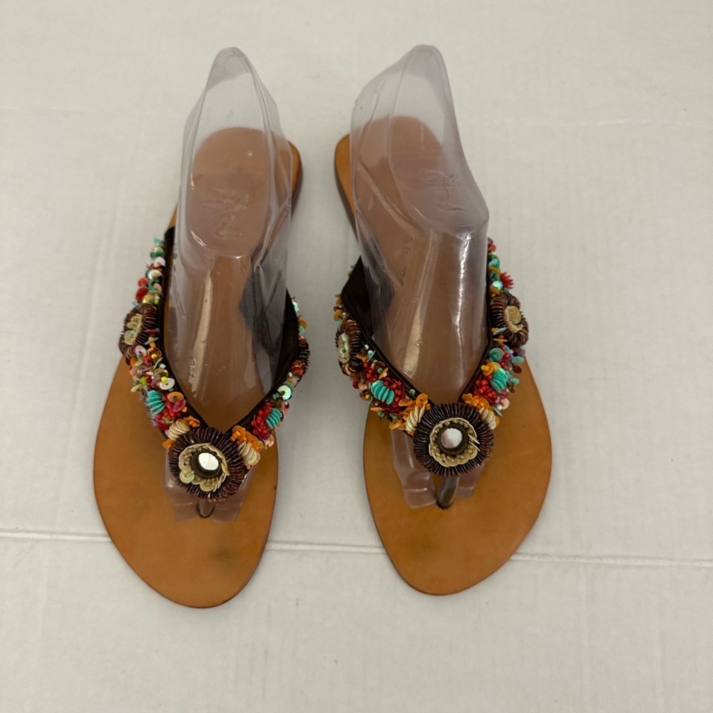 Bali Moom Beaded Sandals Size 40(9 US)) - Picture 2 of 6